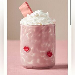 Anthropologie Valentine Lips 👄 Icon Juice Glass
